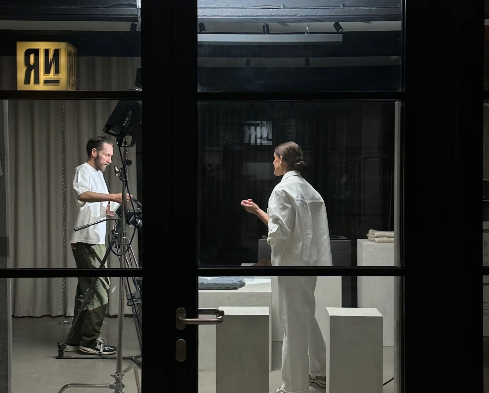 A creative team working in a Harbour House studio