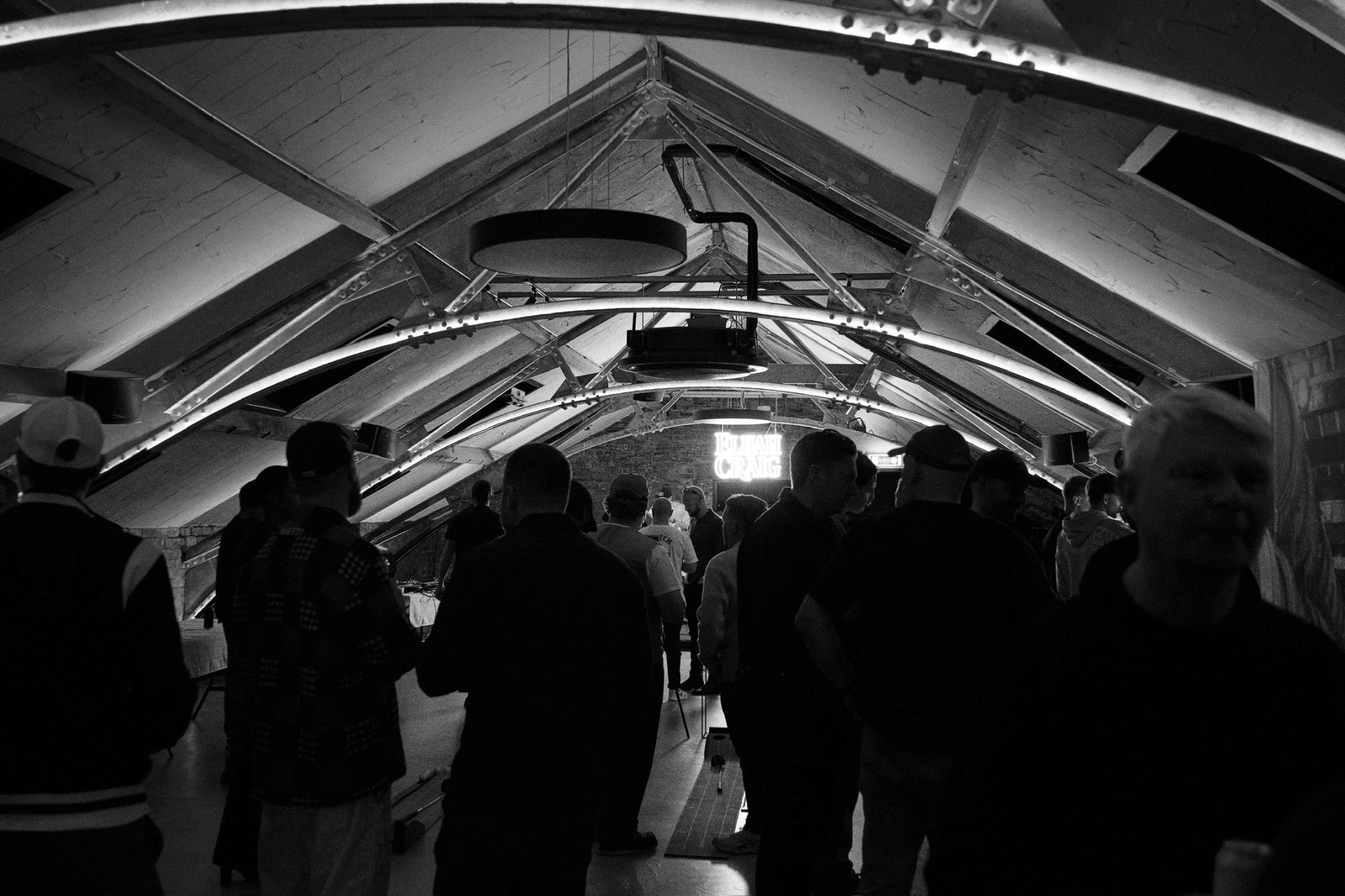 The Harbour House community gathered under the beams of The Dock
