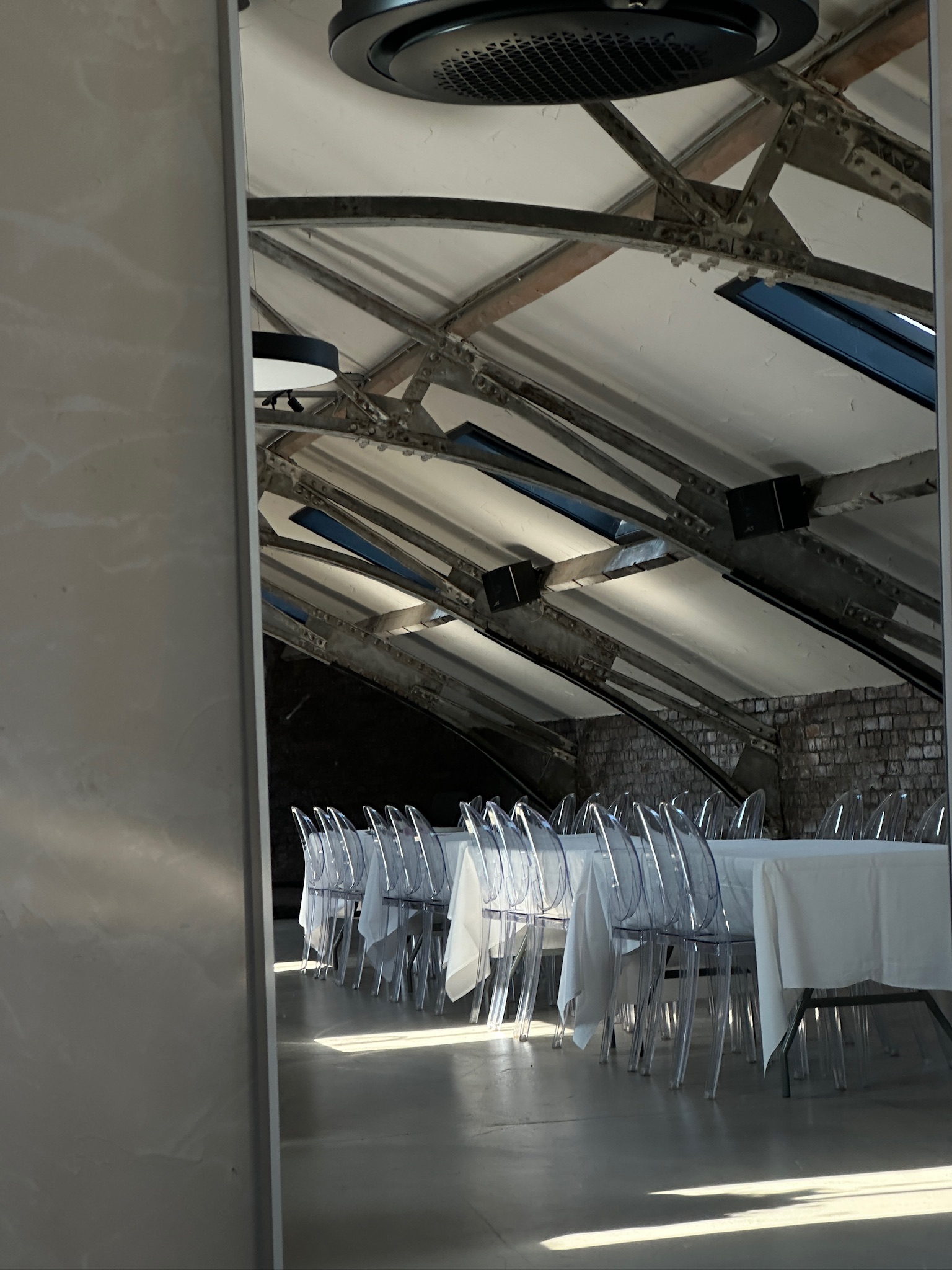 The Dock set for an event at Harbour House