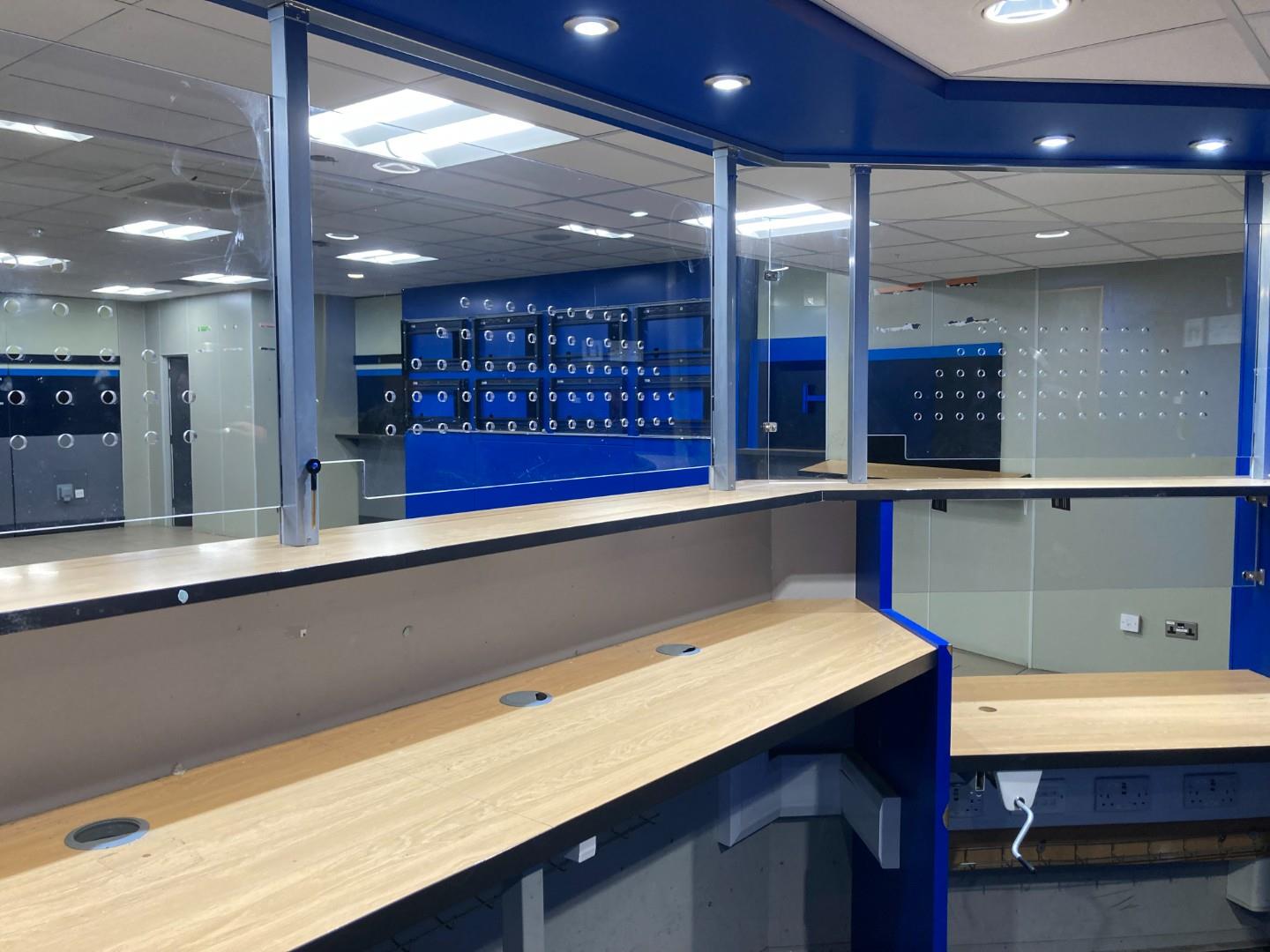 Existing counter and fitted interior of the Russell Street unit