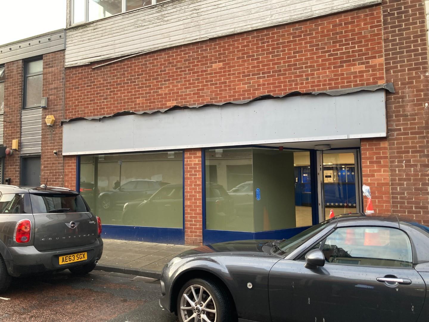 Russell Street retail unit shopfront in North Shields