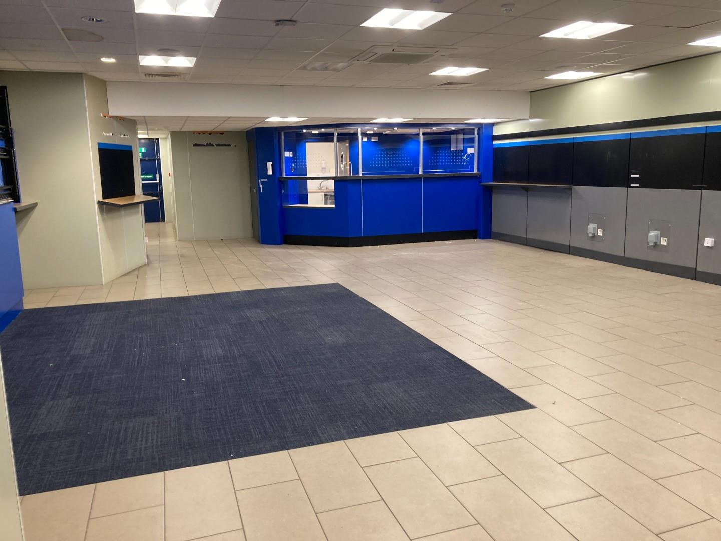 Interior sales area with fitted counters